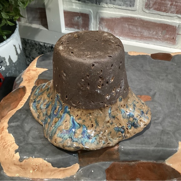 Handcrafted - Stunning - Beautiful - Ceramic Bowl - Vase - Candle Holder - RARE - Picture 10 of 14